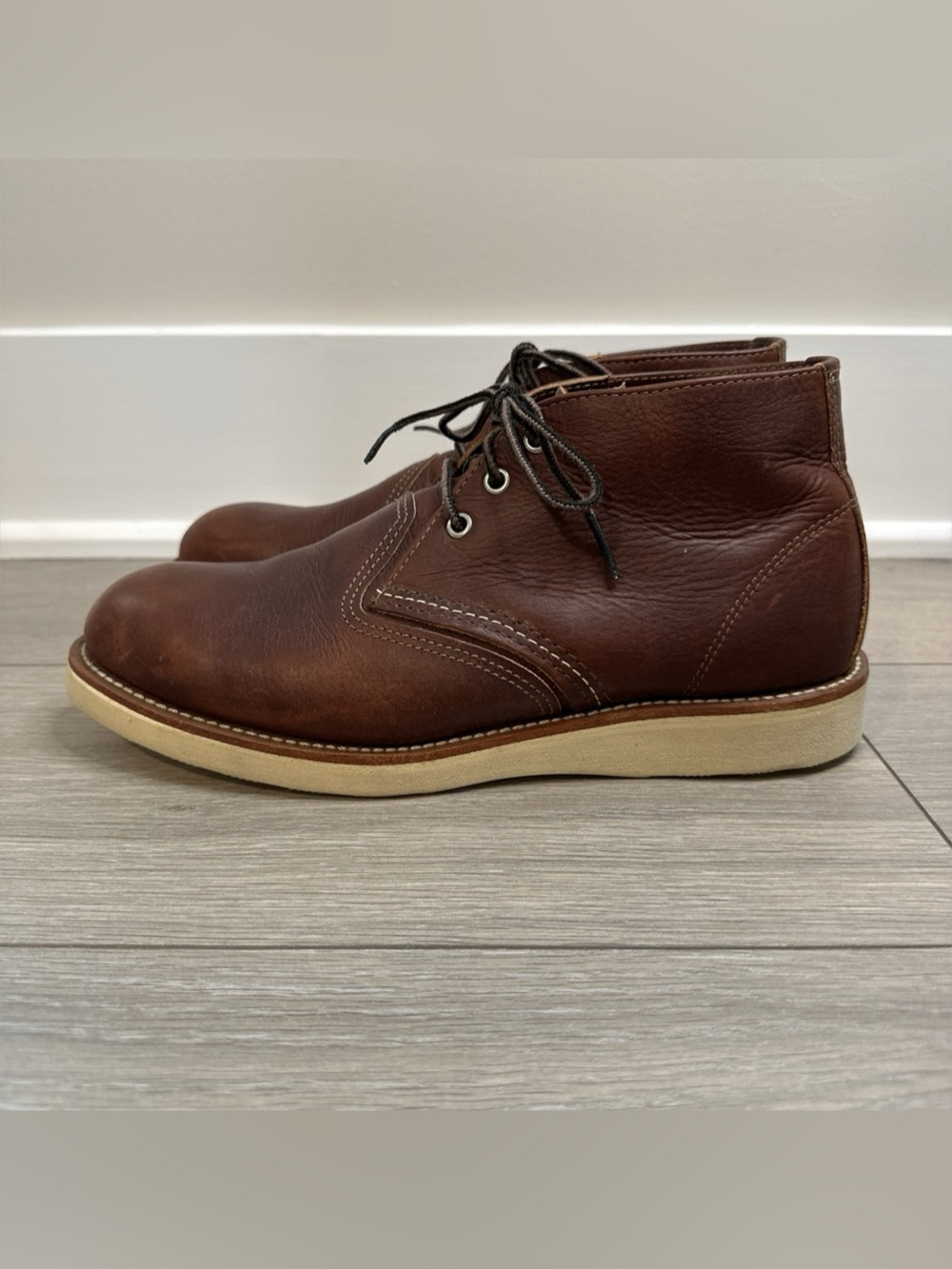 Red Wing Men’s Size 10 Heritage 3141 Briar Oil Slick Chukka Work Boots Brown - Picture 6 of 13